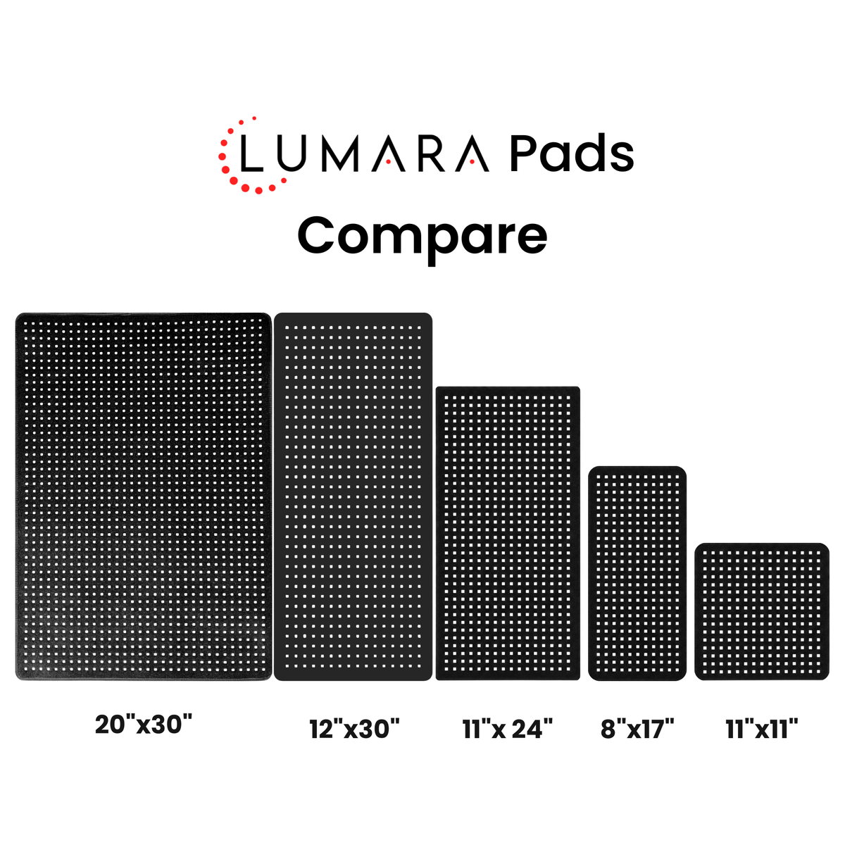 Lumara VISO Red Light Therapy Pad | 635nm, 830nm & 940nm