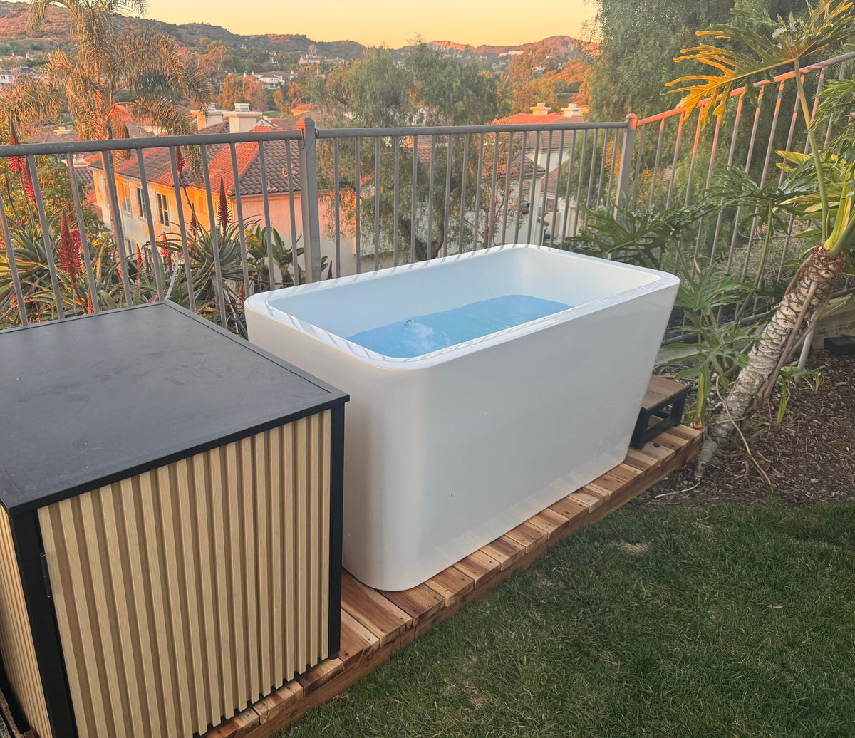 RevX Acrylic X Tub + LUX | Premium Cold Plunge System
