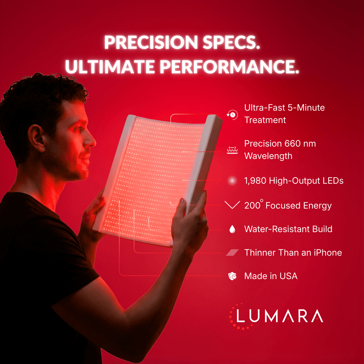 Lumara VISO Illuminate Red V2 | Red Light Therapy Panel