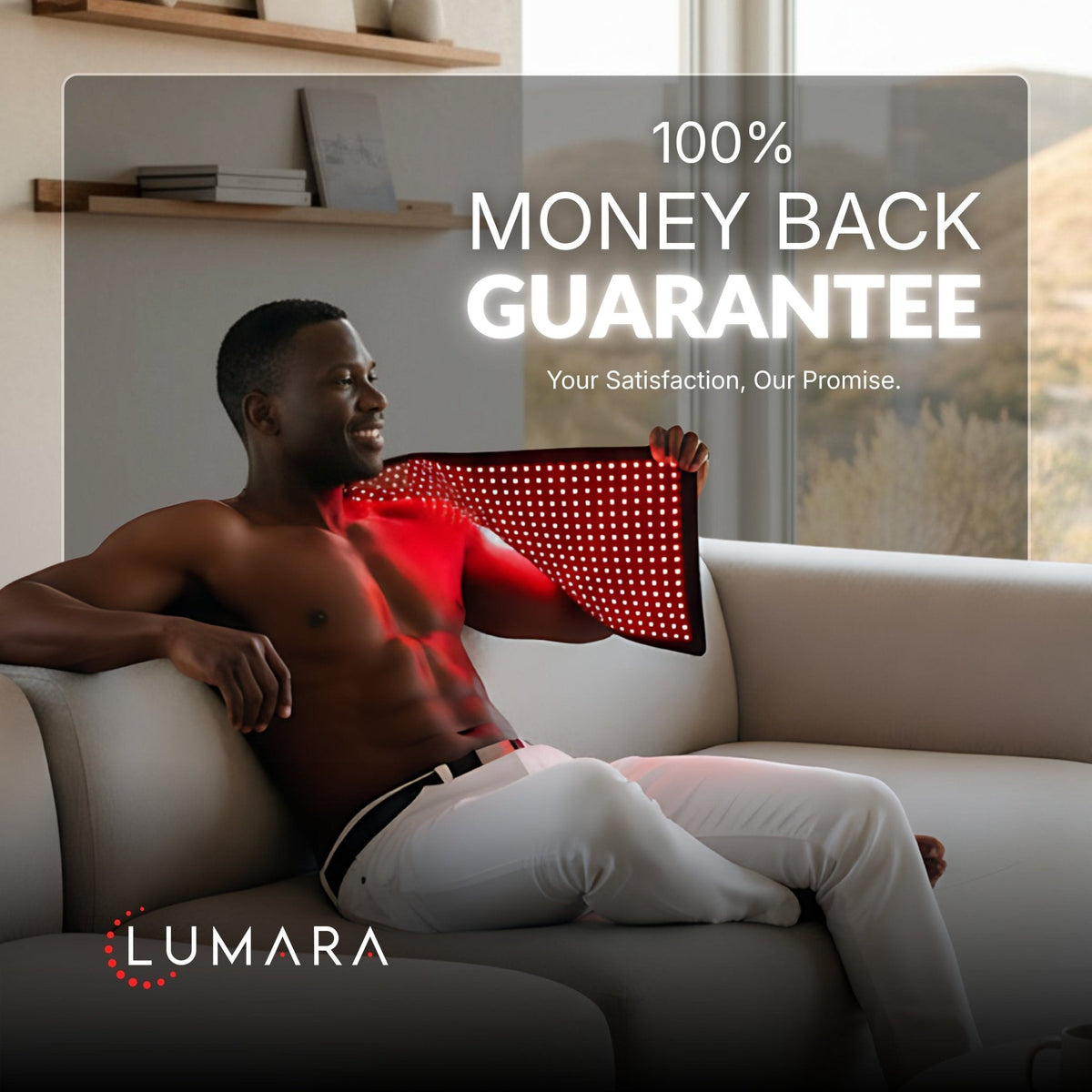 Lumara VISO Red Light Therapy Pad | 635nm, 830nm & 940nm