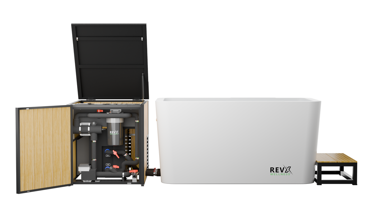 RevX Acrylic X Tub + LUX | Premium Cold Plunge System