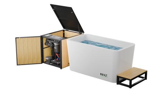 RevX Acrylic X Tub + LUX | Premium Cold Plunge System